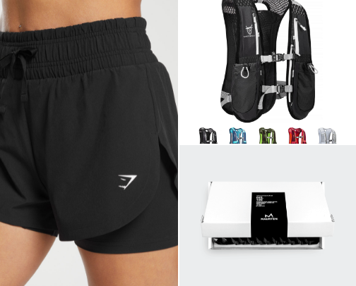 RUNNING MUST HAVES cover photo collage