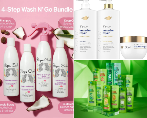 My Favorite Hair Products cover photo collage