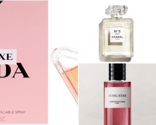 Luxury Perfumes for Women cover photo collage