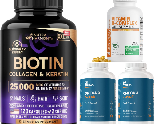 Essential vitamins for a healthy hot girl life ❤️‍🔥 cover photo collage