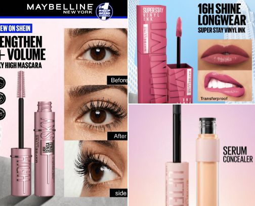 SHEIN OFFERS(makeup esp. ) Hurry up 😍 cover photo collage
