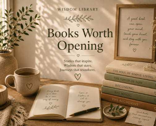 Books Worth Opening cover photo collage