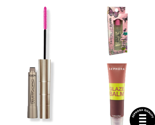 Affordable makeup recs cover photo collage