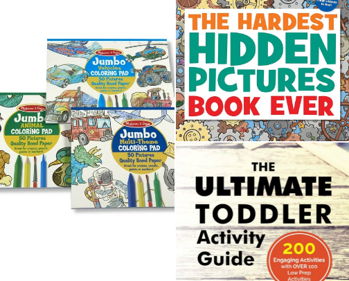 🖍️ Best Coloring & Activity Books for Kids cover photo collage