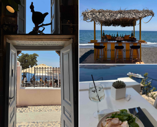 Santorini Unpacked: Caldera Cliffs and Romantic Sunsets cover photo collage