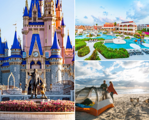 Travel cover photo collage