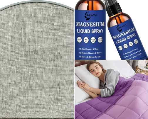 How to Sleep Better: 10 Natural Sleep Aids & Gadgets That Actually Work (Non-Toxic) cover photo collage