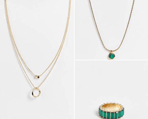 Asos / jewerly cover photo collage