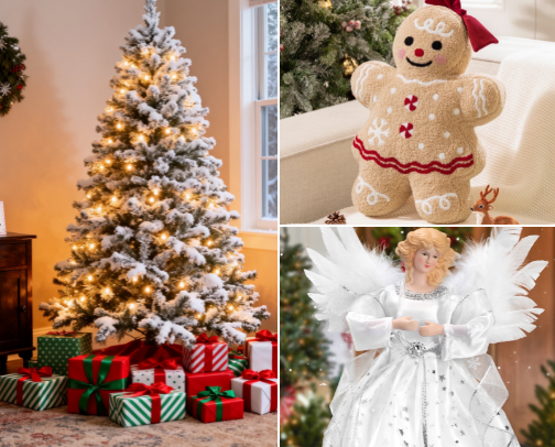 Walmart Christmas Decor Finds cover photo collage