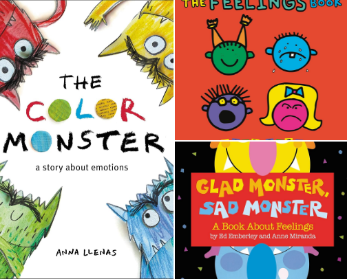 Essential Children's Books for Managing Toddler Emotions cover photo collage