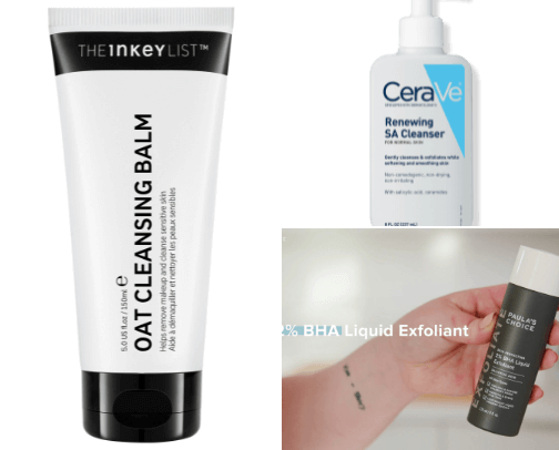 GET Clear skin on a budget (full routine) cover photo collage