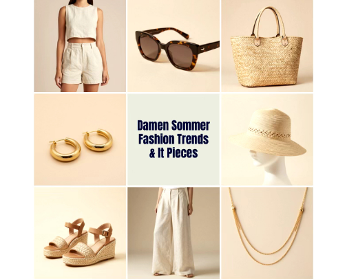 Damen Sommer Fashion Trends & It-Pieces ☀️👗 cover photo collage