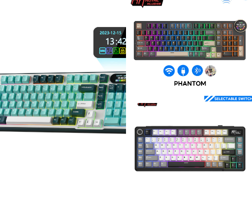 Best Mechanical Keyboards: 8K Gaming, Thocky & Custom Setups cover photo collage