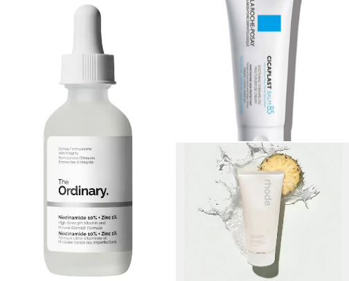 Skincare for Acne-Prone Skin (Affordable Essentials) cover photo collage
