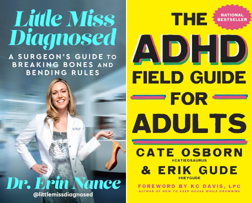 Books for Neurodivergence & Chronic Illness cover photo collage