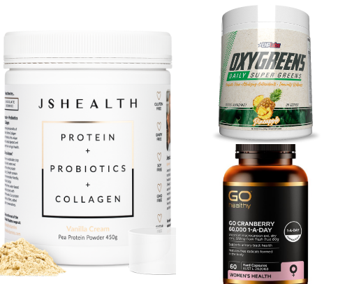 health & supplements cover photo collage