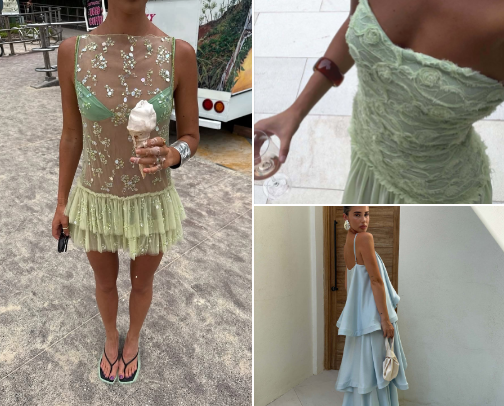 dresses of my Pinterest dreams🦚🌟💐 cover photo collage
