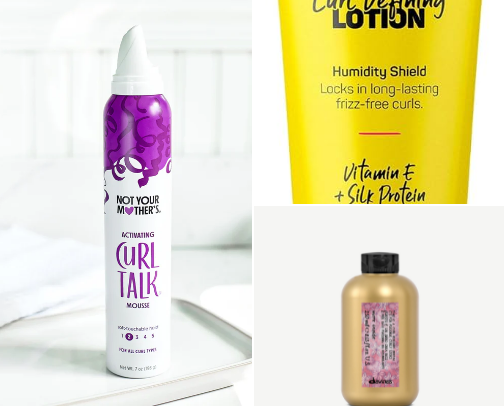 Curly hair recs cover photo collage