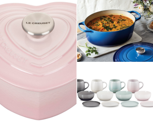 Le creuset wish list cover photo collage