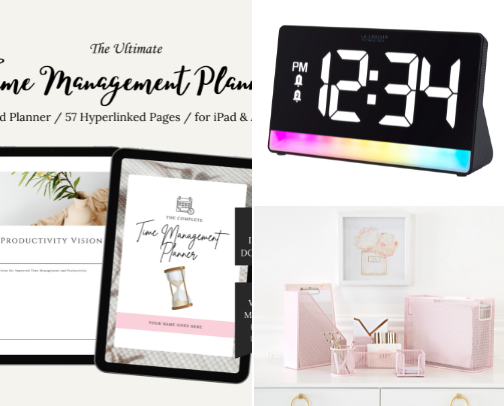 Master Time Management: Take Control of Your Day cover photo collage