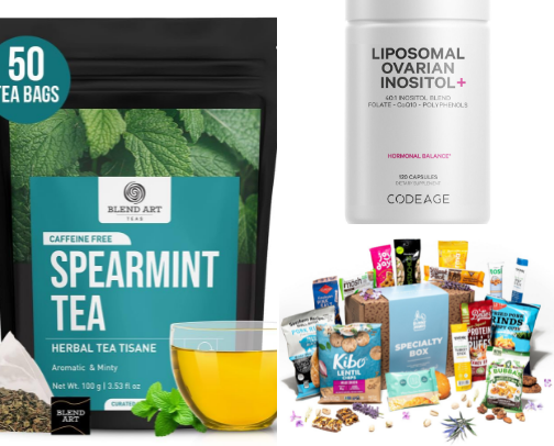 PCOS Lifestyle Favorites: Daily Must-Haves for Balance & Energy cover photo collage