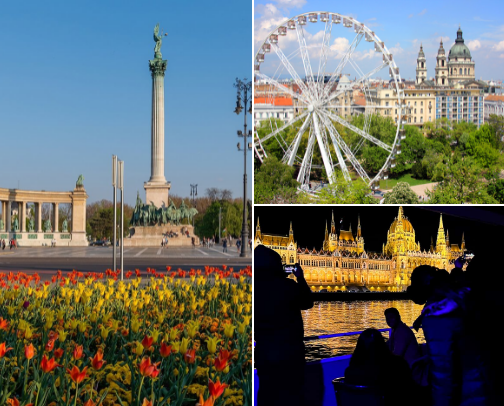 Best places to visit in Budapest, Hungary🇭🇺 cover photo collage