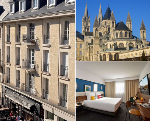 Caen, France: Castles, Culture, Quiet Stays cover photo collage