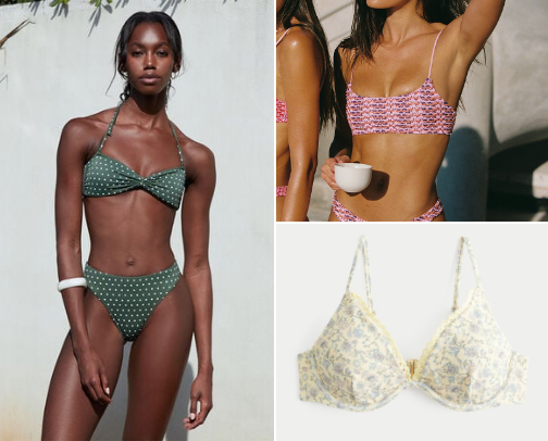 Bikinis I want for spring break & summer 2026! cover photo collage