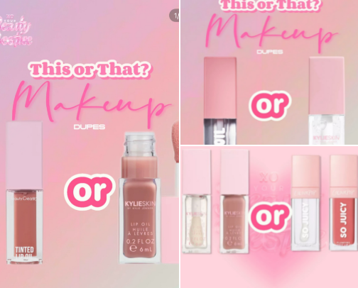 Kylie cosmetics affordable alternatives 💋💄 cover photo collage