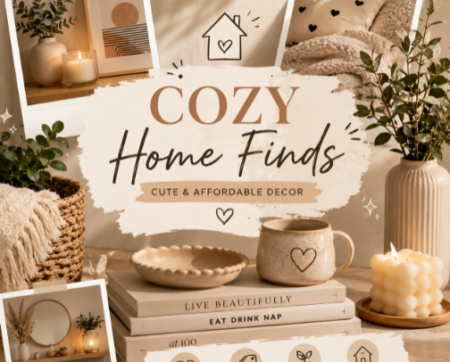 🏠 Cozy Home Finds | Cute & Affordable Decor ✨ cover photo collage