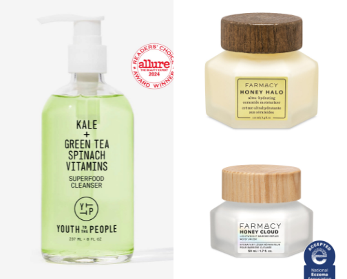 Skincare ⭐️ cover photo collage