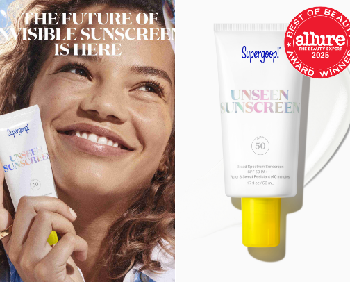 Say Hello to Supergoop's Light weight invisible protection 🥰 cover photo collage