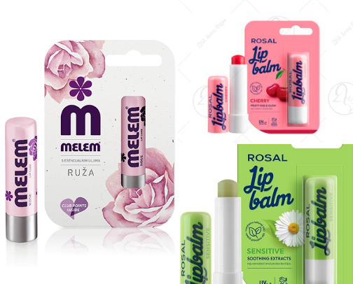 Lip care cover photo collage