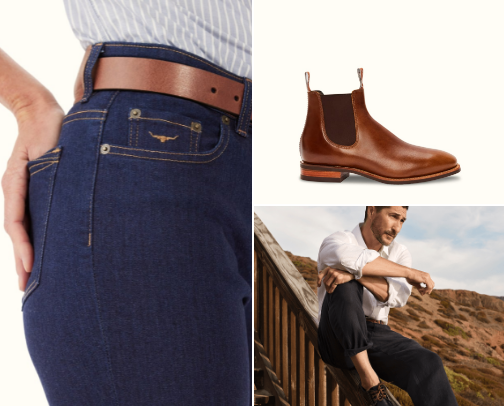 Timeless Style from RM Williams: Boots, Clothing & Leather Goods cover photo collage