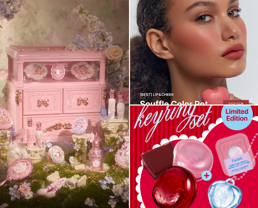 K-Beauty makeup cover photo collage