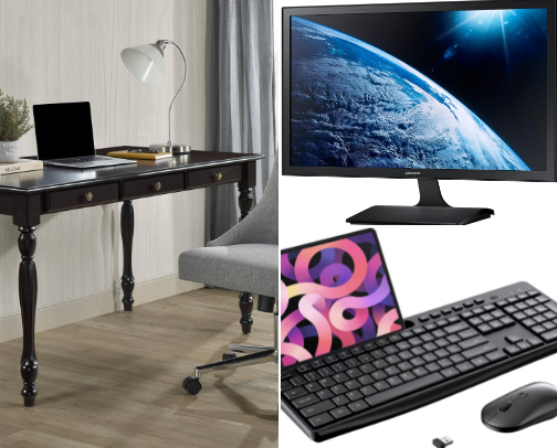 My Home Office Setup cover photo collage