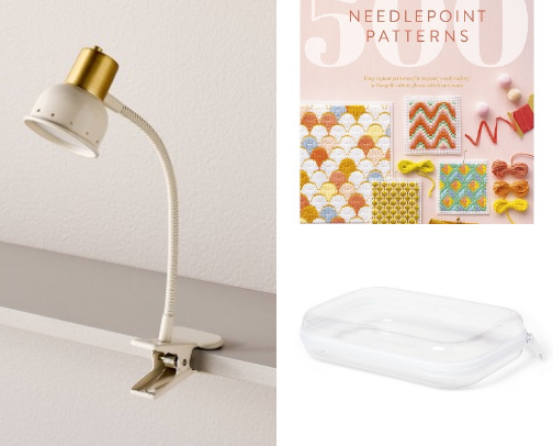 Needlepoint finds at Target cover photo collage