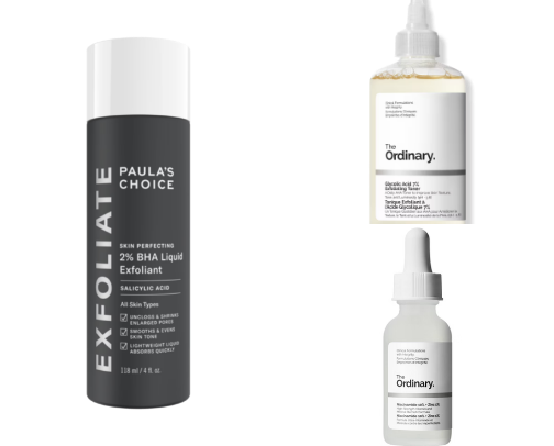 Favorite Skincare Products cover photo collage