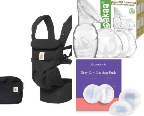 Must-haves for new moms cover photo collage