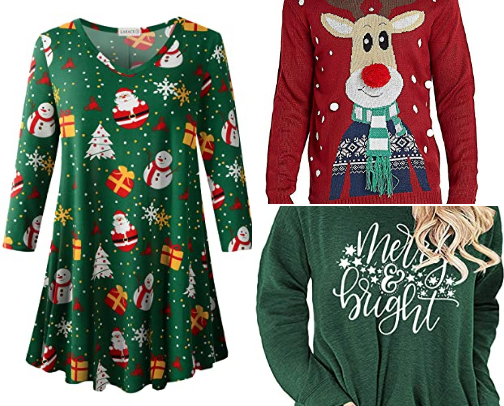 Festive Christmas sweaters #12daysofidealists cover photo collage
