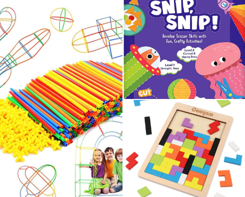 🧩 Logic & Motor Skills: cover photo collage