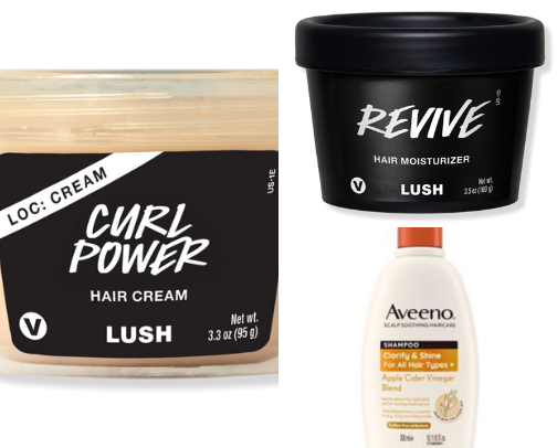 Curly hair must haves cover photo collage