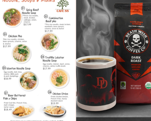 Cafe cover photo collage