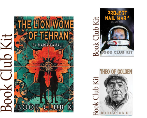 Readers With Wrinkles Book Club Kits cover photo collage