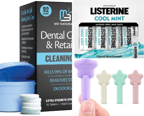 Everything I purchased as someone who just started their Invisalign journey 🦷😬 cover photo collage