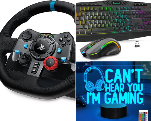 Gaming & Tech Essentials cover photo collage