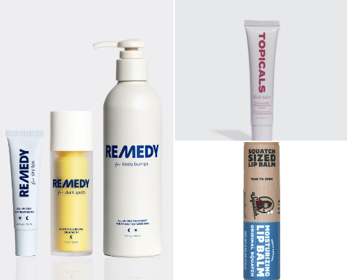 Lip care cover photo collage