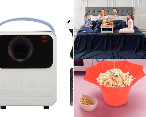 Valentine Movie Night Kit (everything you need in one place)💕 cover photo collage