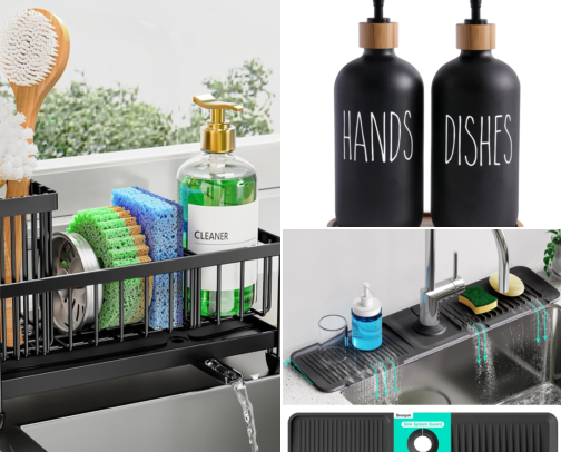 🧼 Kitchen Sink Essentials | Amazon Kitchen Finds cover photo collage