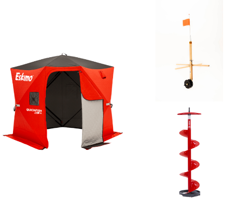 Hardwater Essentials for Ice Fishing cover photo collage